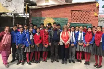 Wendy Nepal students class