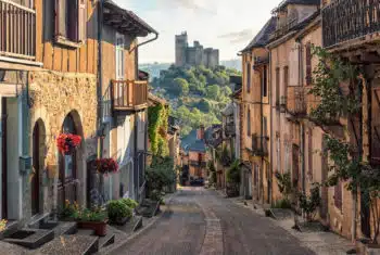 Najac village in the south of France