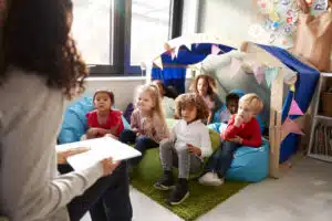 Classroom reading corner