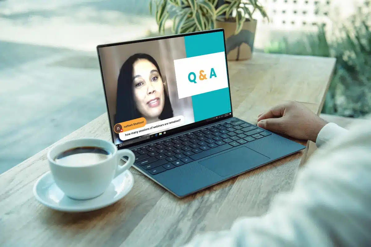 3. Weekly webinars with Q&A 