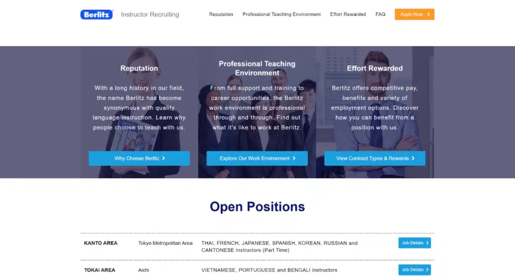 berlitz japan