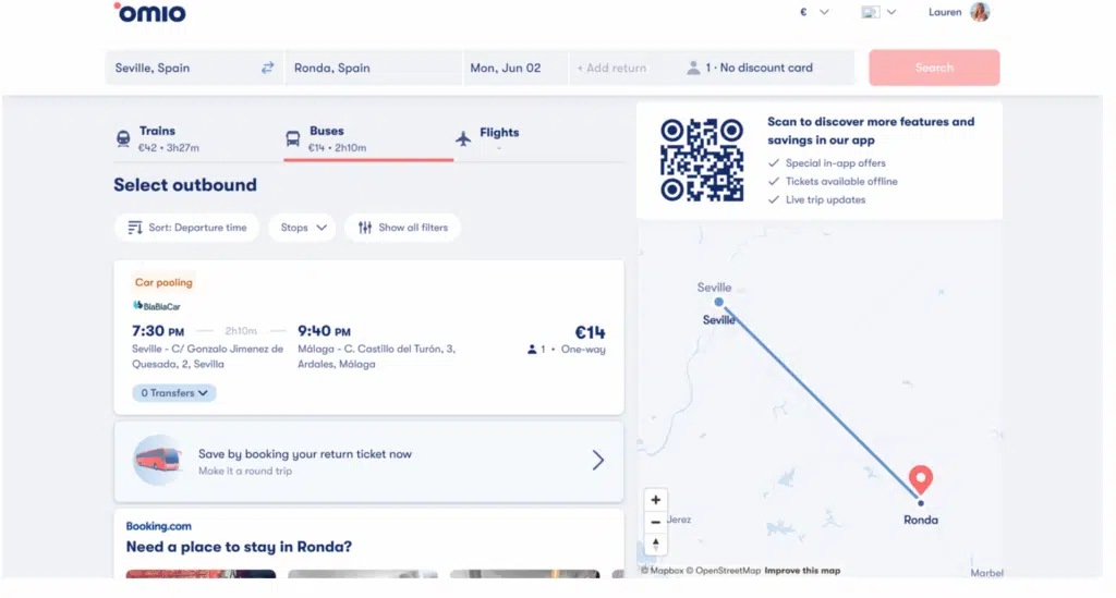 seville train prices 