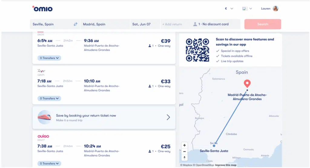 sevilla train prices
