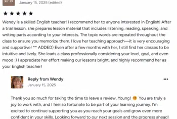 Wendy's reviews on Preply