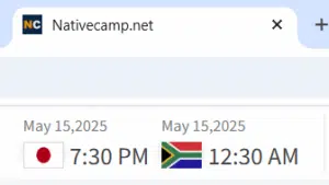Time tracking on Native Camp
