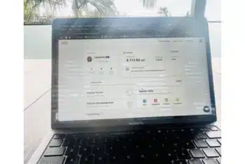 iTalki platform homepage on laptop for online English teachin