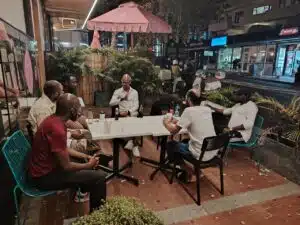 TEFL lesson with Turkish students in Cape Town