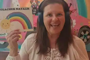 online teaching background Natalie